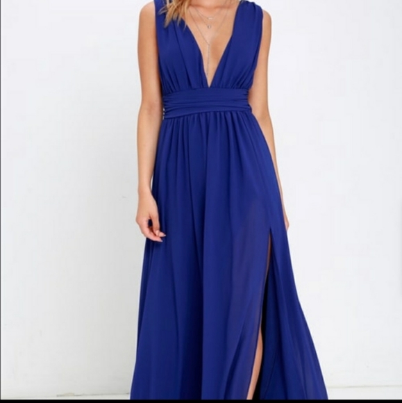 Lulus Dresses & Skirts - Lulus Royal blue maxi Dress
